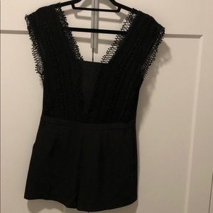 Greylin black lace short jumper!